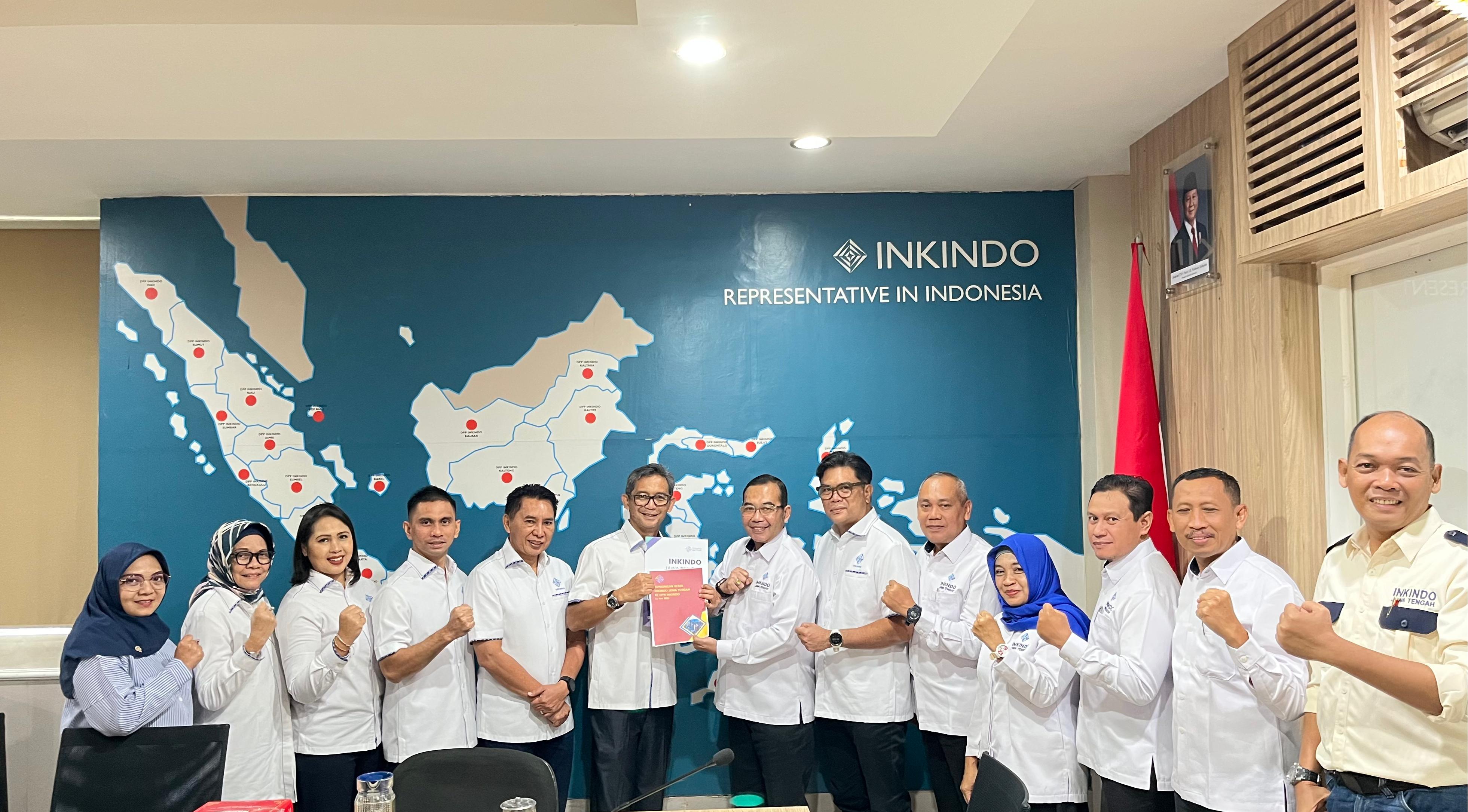 DPN INKINDO MENERIMA KUNJUNGAN DPP INKINDO JAWA TENGAH